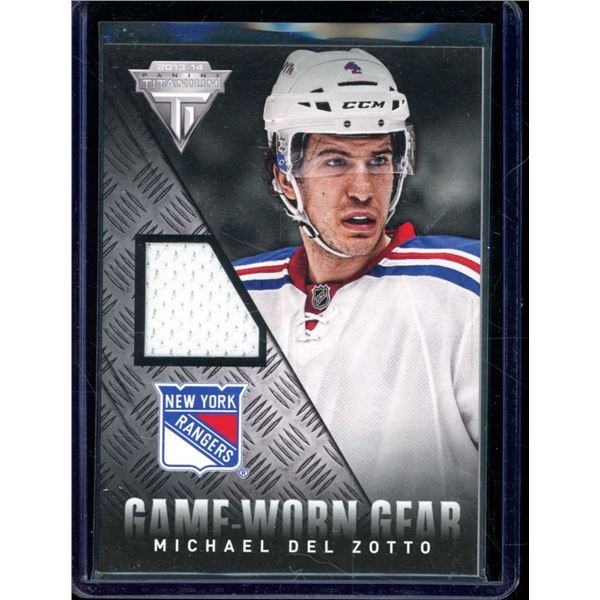 2013-14 Panini Titanium Game Worn Gear #GGMDZ Michael Del Zotto