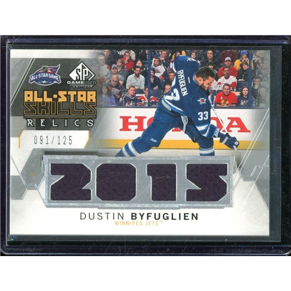 2015-16 SP Game Used All-Star Skills Relics #ASDB Dustin Byfuglien 91/125