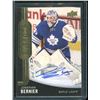 Image 1 : 2014-15 Upper Deck Overtime Autographs #37 Jonathan Bernier BV $30
