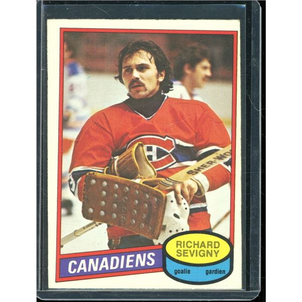 1980-81 O-Pee-Chee #385 Richard Sevigny RC