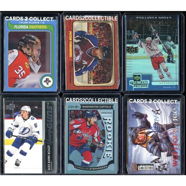 Lot Of 6 Hockey Rookies & Insert Cards