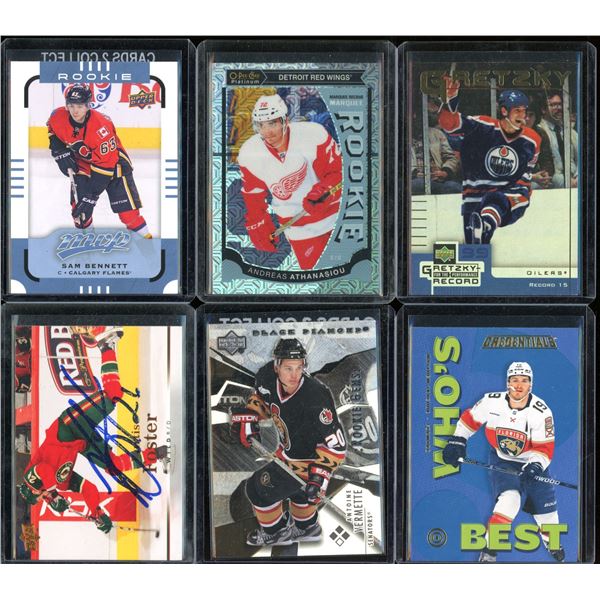 Lot Of 6 Hockey Rookies & Insert Cards