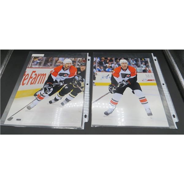 2 Jeff Carter 8x10 Hockey Photos