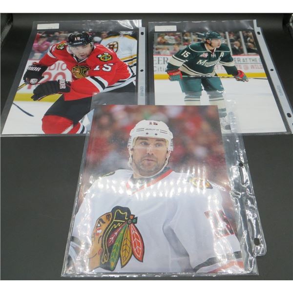 3 Steve Begin 8x10 Hockey Photos