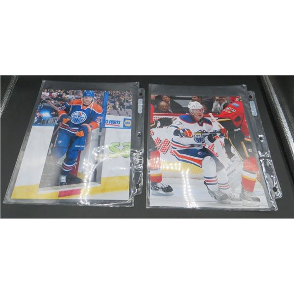 2 Edmonton Oilers 8x10 Photos Dustin Penner & Lennart Petrell