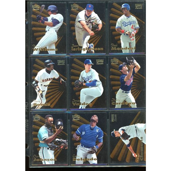 Lot of 9 Baseball Cards Various Players