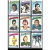 Image 1 : 1976-77 OPC O-Pee-Chee Lot Of 9 Vintage Cards Various Teams & Players