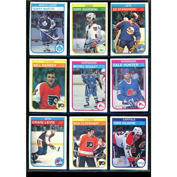 1982-83 OPC O-Pee-Chee Lot Of 9 Vintage Cards Various Teams & Players