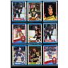 Image 1 : 1989-90 OPC O-Pee-Chee Lot Of 9 Vintage Cards Various Teams & Players