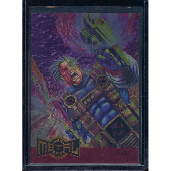 1995 Fleer Metal Marvel Blaster Gold #1 Cable