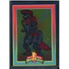 Image 1 : 1994 Collect-A-Card Power Rangers Series One Foil #8 Tyrannosaurus Dinozord