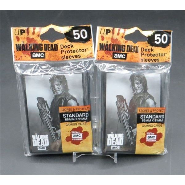 2 New Ultra Pro Walking Dead Standard Card Sleeves 50 per Pack