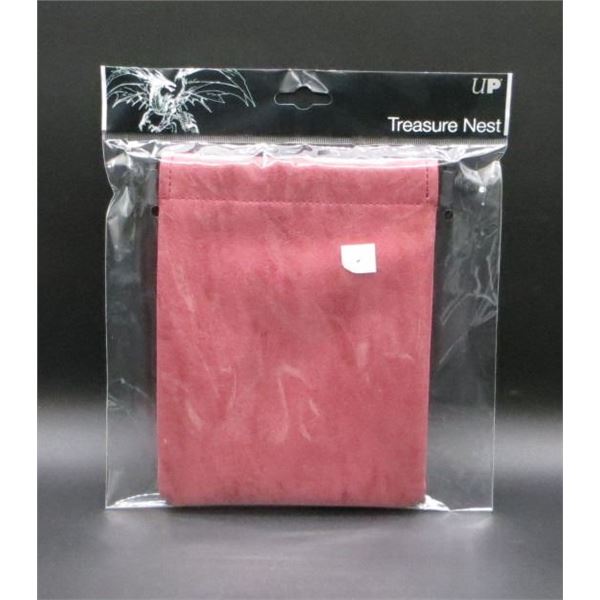 New Ultra Pro Suede Ruby (Red) Treasure Nest Dice Bag