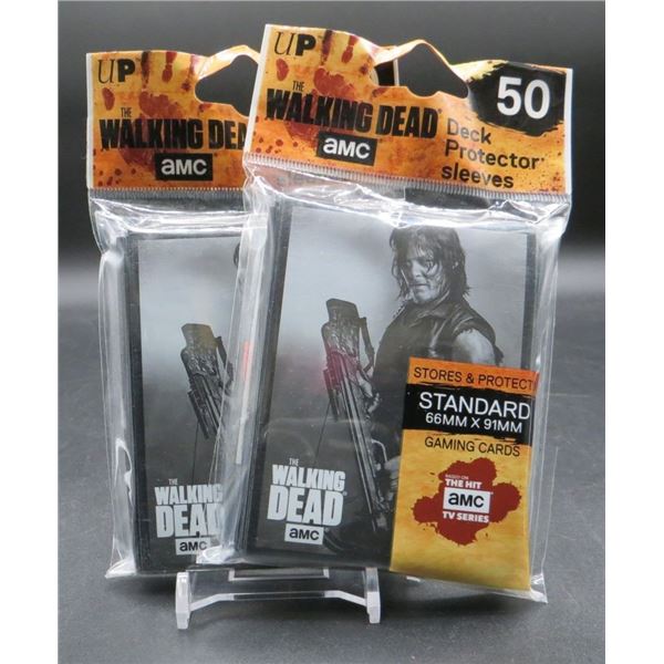 2 Packs Of Walking Dead Standard Deck Protectors 50 Sleeves per Pack