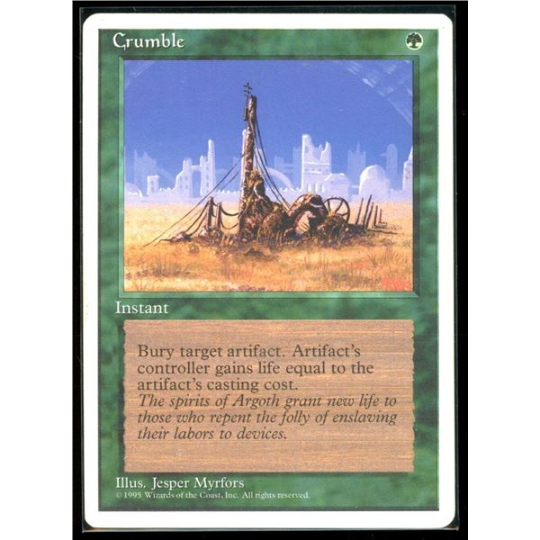 Magic the Gathering Crumble Fourth Edition