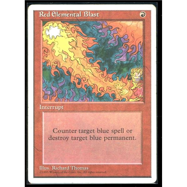 Magic the Gathering Red Elemental Blast Fourth Edition