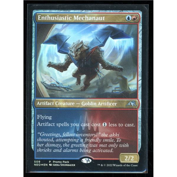 Magic the Gathering Enthusiastic Mechanaut FOIL Kamigawa: Neon Dynasty