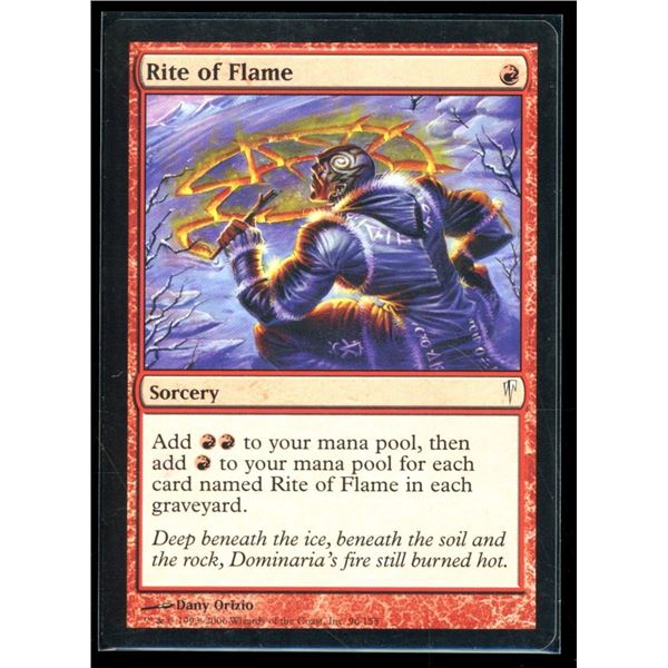 Magic The Gathering Rite of Flame Coldsnap