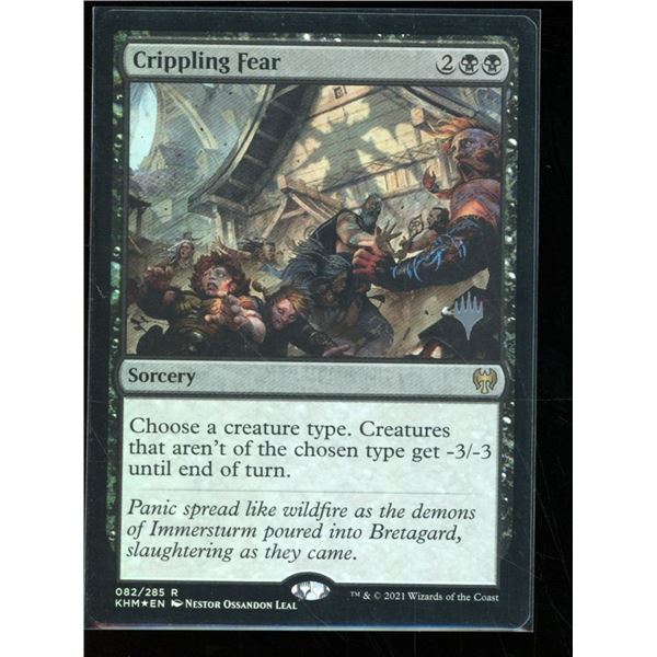Magic the Gathering Crippling Fear FOIL Kaldheim