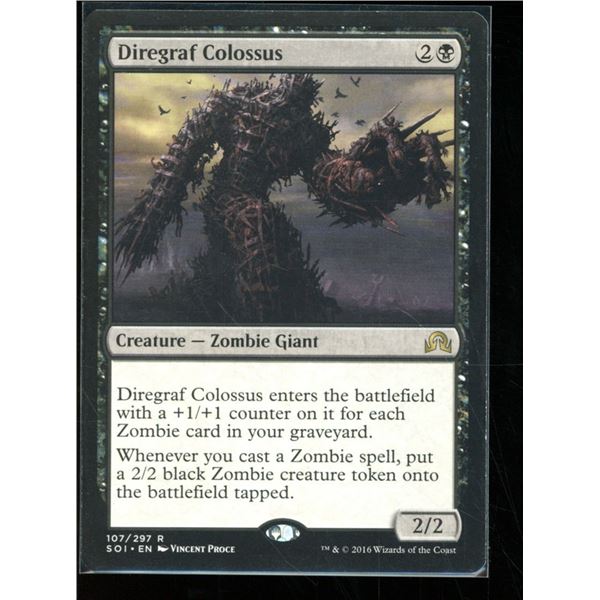 Magic the Gathering Diregraf Colossus Shadows over Innistrad