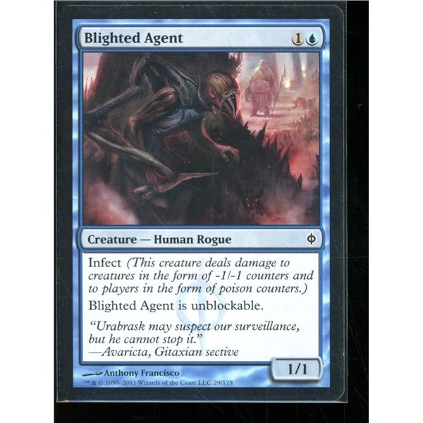 Magic the Gathering Blighted Agent New Phyrexia