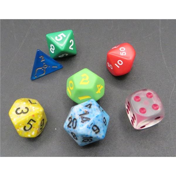 7 New RPG Roll Playing Dice