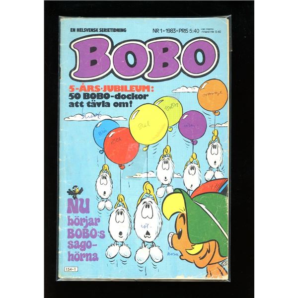 Swedish Comic BOBO #154-1