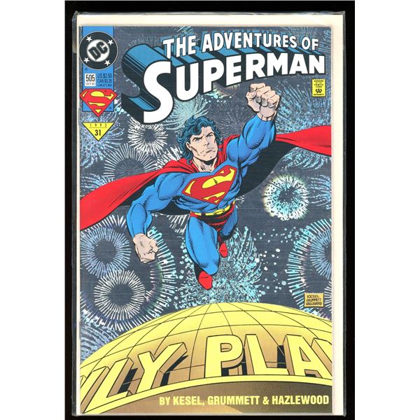 DC The Adventures Of Superman #505 (Silver FOIL Cover)