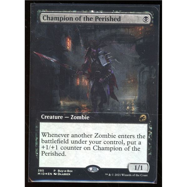 Magic the Gathering Champion of the Perished - Extended Art FOIL Innistrad Midnight Hunt