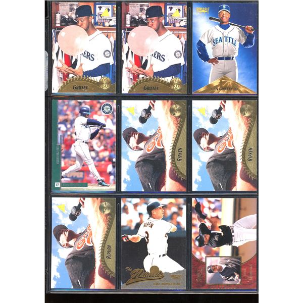 Lot of 9 Various Baseball Cards Various Teams & Players