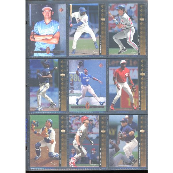Lot of 9 Various Baseball Cards Various Teams & Players