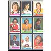Image 1 : 1974-75 OPC O-Pee-Chee Lot Of 9 Vintage Cards Various Teams & Players