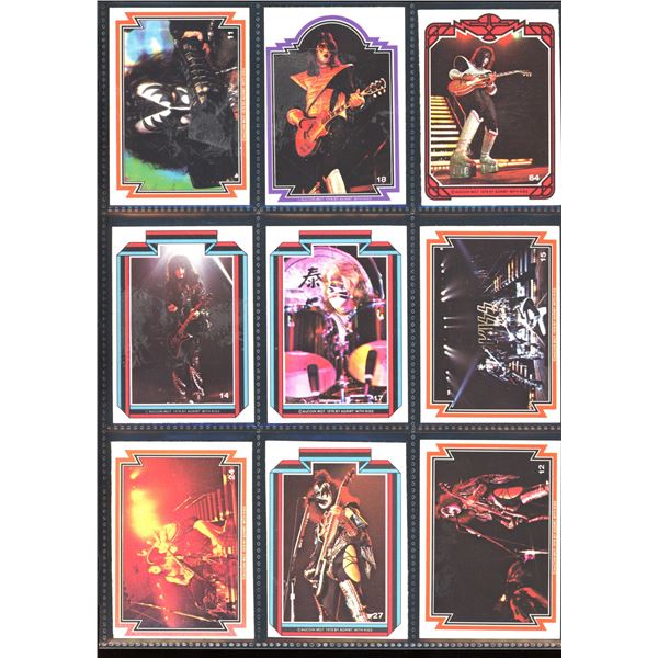 Lot of 9 Vintage 1978 KISS Collector Cards