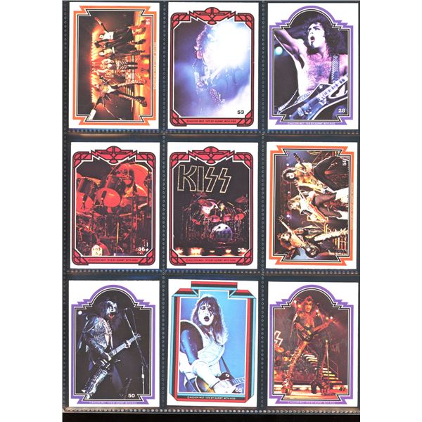 Lot of 9 Vintage 1978 KISS Collector Cards