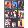 Image 1 : Lot of 9 Various Music Star Collector Cards