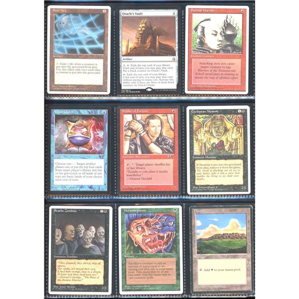 Lot Of 9 Various Magic The Gathering Cards Various Sets & Colors