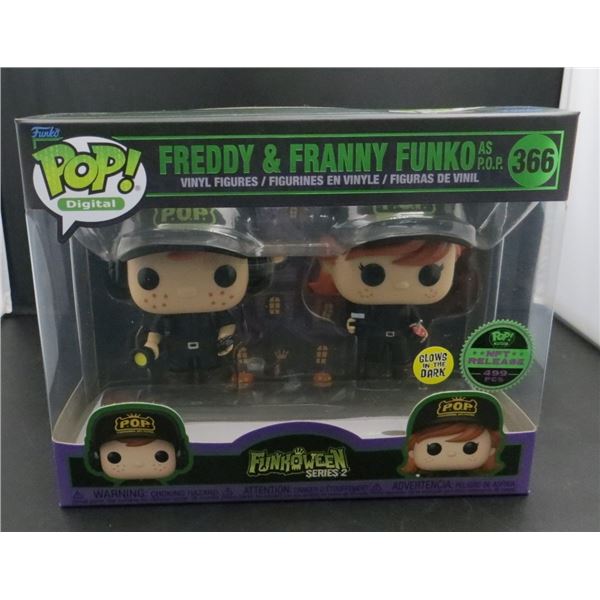 New Funko Pop! Digital #366 Funkoween Freddy & Franny Mythic POP Limited /499 BV $550
