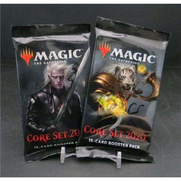 2x New Sealed Magic The Gathering Core Set 2020 Booster Packs (15 cards per pack)