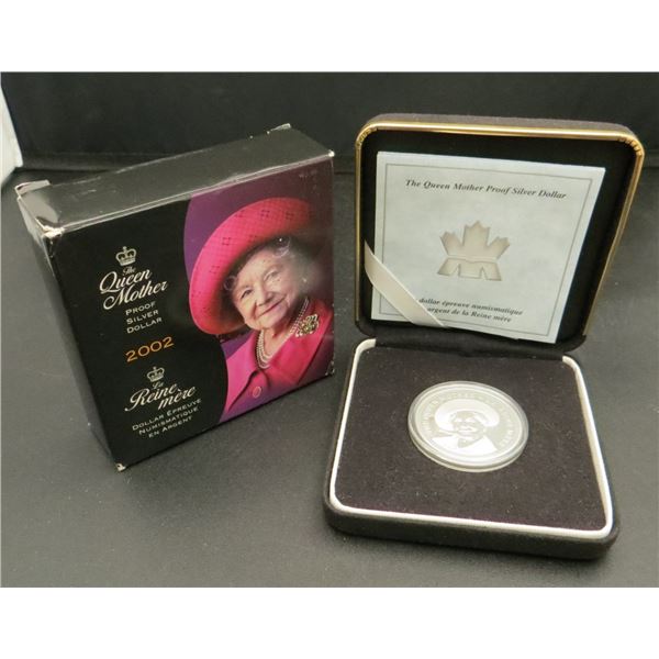 RCM 2002 Proof Silver $1 Queen Elizabeth the Queen Mother - Sterling Silver Dollar