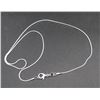 Image 1 : .925 Silver Snake Chain 18"