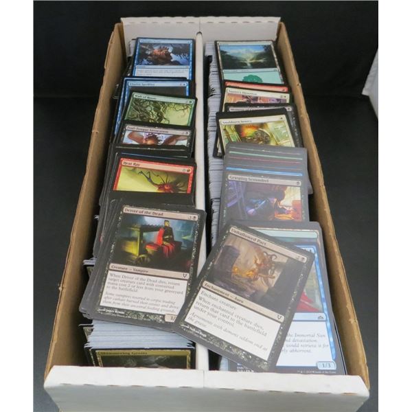 Box of 1800 Donated Magic Cards Various Sets & Colours