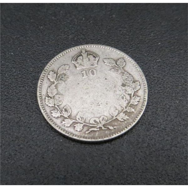 1936 Canadian Silver 10 Cent Coin