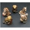 Image 1 : Lot of 5 Wade England Red Rose Tea Animal Figures