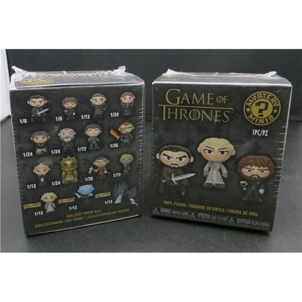 2 New Game Of Thrones Mystery Mini Figure Blind Boxes Sealed