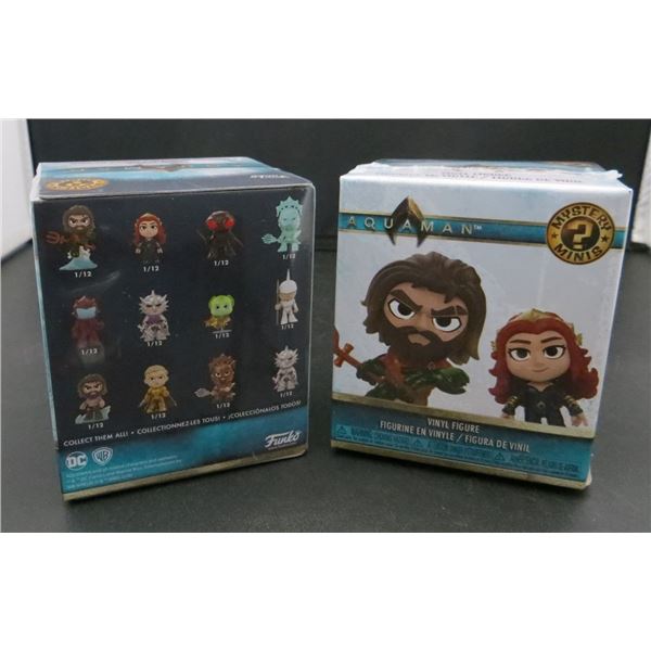 2 New Aquaman Mystery Mini Figure Blind Boxes Sealed