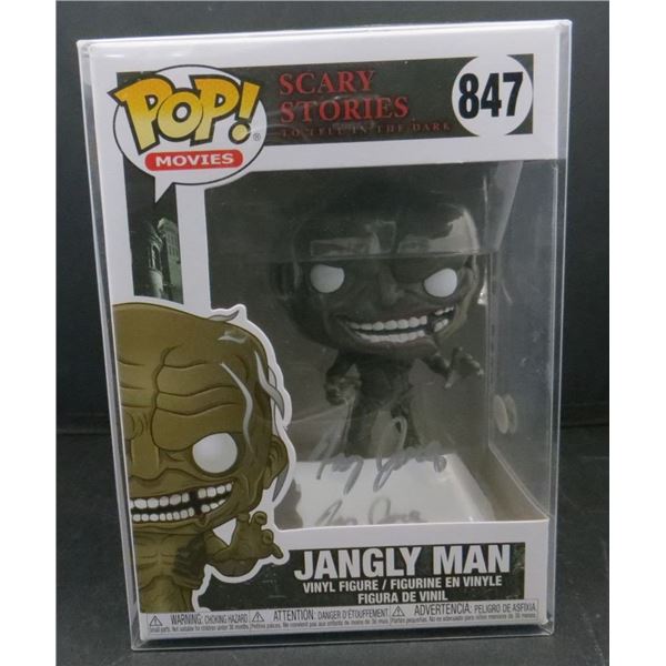 New Funko Pop Scary Stories Jangly Man Autographed by Troy James With Soft Protector BV $125