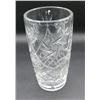 Image 2 : 8" Tall Crystal Flower Vase with 4.5" Diameter Top