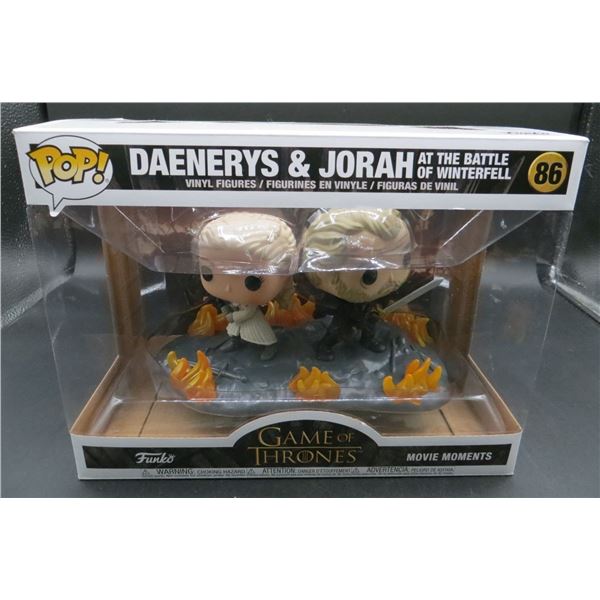 New Funko Pop Game Of Thrones Daenerys & Jorah Battle Movie Moments #86