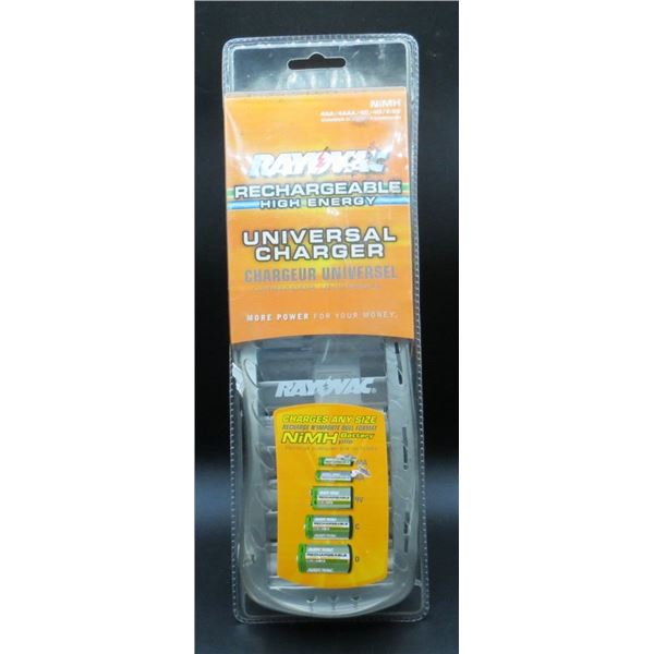 New Rayovac Universal Nimh Battery Charger