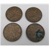 Image 1 : 4x Canadian Pennies 1947 & 1948